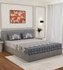 Grey Checks 144 TC Cotton King Sized Bedsheet With 2 Pillow Covers