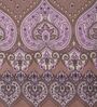 Beige Medallion 144 TC Cotton King Sized Bedsheet With 2 Pillow Covers