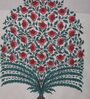 Red Medallion 144 TC Cotton King Sized Bedsheet With 2 Pillow Covers