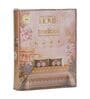 Beige Medallion 144 TC Cotton King Sized Bedsheet With 2 Pillow Covers