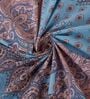 Blue Medallion 144 TC Cotton King Sized Bedsheet With 2 Pillow Covers