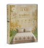 Orange Medallion 144 TC Cotton King Sized Bedsheet With 2 Pillow Covers