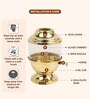 Golden Traditional Akhand Diya 250ml