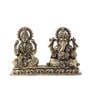 Golden Traditional Brass Laxmi Ganesh Idol