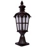 Traditional Chocolate Brown Outdoor Cast Aluminium Gate Light