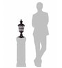 Traditional Chocolate Brown Outdoor Cast Aluminium Gate Light