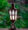 Traditional Chocolate Brown Outdoor Cast Aluminium Gate Light