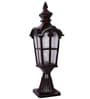 Traditional Chocolate Brown Outdoor Cast Aluminium Gate Light