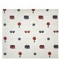 White Traditional print 144 TC Cotton King Size  Bedsheet With 2 Pillow Cover