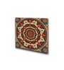 Floral Circle Canvas Collection Printed Set of 4 Wall Painting Stretch Canvas Frame
