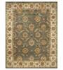 Green Wool Vintage 4  x 6  Feet Hand Tufted Carpet