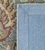 Green Wool Vintage 4  x 6  Feet Hand Tufted Carpet