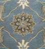 Blue Persian Wool 5 ft x 7 ft Hand Tufted Carpet