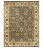 Green Persian Wool 5 ft x 7 ft Hand Tufted Carpet