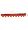 Ethnic Handmade Bandarwal Red Velvet Torans
