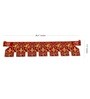 Traditional Handmade Bandarwal Red Velvet 38 Inch Diya Torans