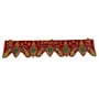 Traditional Handmade Bandarwal Red Velvet 38 Inch Peacock Torans