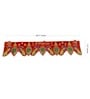 Traditional Handmade Bandarwal Red Velvet 38 Inch Peacock Torans