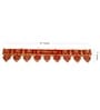 Ethnic Handmade Bandarwal Red Velvet 47 Inch Swastik Torans
