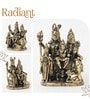 Golden Traditional Brass Lord Shiva Parivar