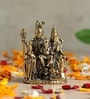 Golden Traditional Brass Lord Shiva Parivar