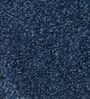 Blue Fiber Solid 4 X 6 Feet Machine Made Carpet