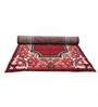 Red Persian Polyester 3 ft x 5 ft Machine Made Carpet