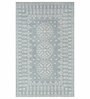 Blue Wool Vintage 8 x 10 Feet Hand Tufted Carpet
