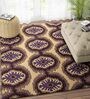 Beige Wool Geometrical 5  x 8  Feet Hand Tufted Carpet