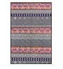 Multicolor Persian Polyester 3 ft x 5 ft Machine Made Carpet