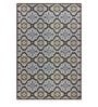 Grey Persian Polyester 3 ft x 5 ft Machine Made Carpet