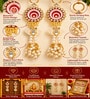 Traditional Shubh Labh Wall Hanging D cor   Pair