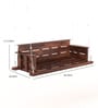 Traditional Solid Wood Swings in Walnut Finish