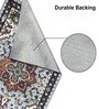 Traditional Texture Printed Polyester 3 X 5 Feet Machine Made Carpet