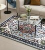 Traditional Texture Printed Polyester 3 X 5 Feet Machine Made Carpet