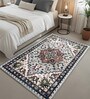 Traditional Texture Printed Polyester 3 X 5 Feet Machine Made Carpet