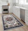 Traditional Texture Printed Polyester 3 X 5 Feet Machine Made Carpet