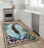Traditional Tiger Printed Polyester 3 X 5 Feet Machine Made Carpet