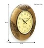 Gold Wood & Brass Drub Traditional Wall Clock