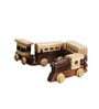 Train Handmade Multicolor Pine & Sheesham Wood Transport Decor