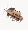 Train Yellow Natural Wood Collectible