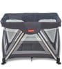 Trance Portable Baby Crib in Grey & Black