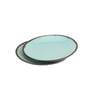 Tranquil 7 Inch Mint Green Ceramic (Set of 2) Quarter Plate
