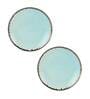 Tranquil 7 Inch Mint Green Ceramic (Set of 2) Quarter Plate