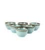 Tranquiler 250ml Green Ceramic (Set of 6) Dinner Bowl