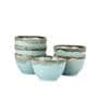 Tranquiler 250ml Green Ceramic (Set of 6) Dinner Bowl