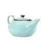 Tranquil 650ml Mint Green & Brown Ceramic Tea Pot