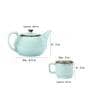 Tranquil Mint Green & Brown Ceramic (Set of 7) Teaware Set