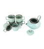 Tranquil Mint Green & Brown Ceramic (Set of 7) Teaware Set