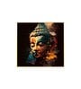 Tranquil Buddha Glass Finish Square Wall Art